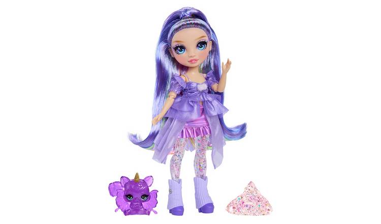 Rainbow High Shimmers With 11Inch Violet Slime Doll