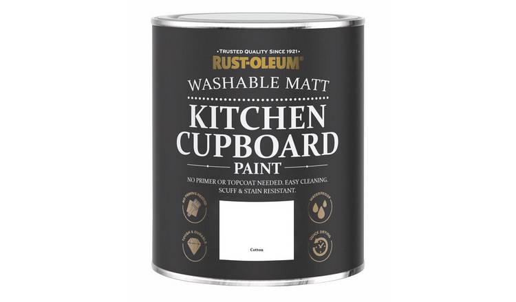 Rust-Oleum Kitchen Matt Cupboard Paint 750ml - Cotton