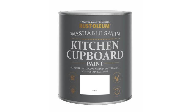 Rust-Oleum Kitchen Satin Cupboard Paint 750ml - Cotton