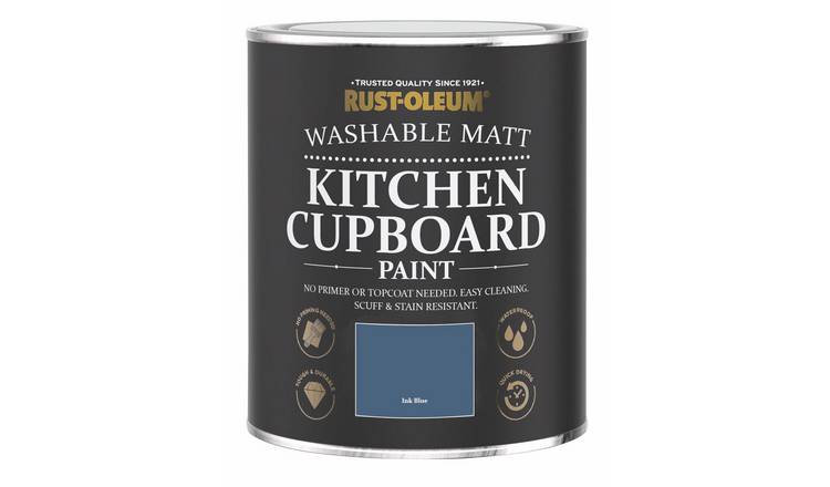 Rust-Oleum Kitchen Matt Cupboard Paint 750ml - Ink Blue