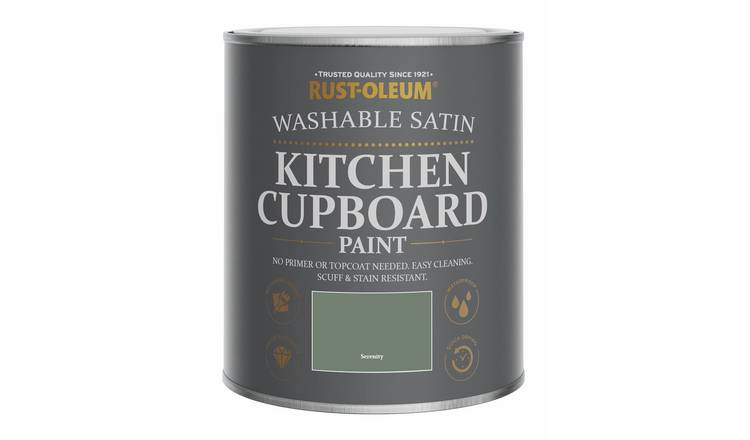 Rust-Oleum Kitchen Satin Cupboard Paint 750ml - Serenity