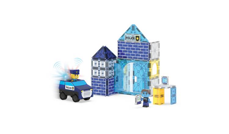 MAGNA-TILES Police Station