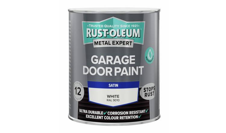 Rust-Oleum Garage Door Satin Paint 750ml - White