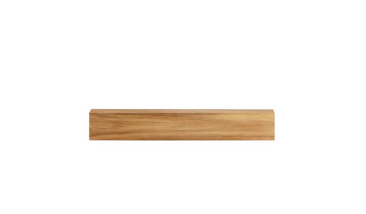 Argos Home Acacia Wall Mounted Knife Block - Wood