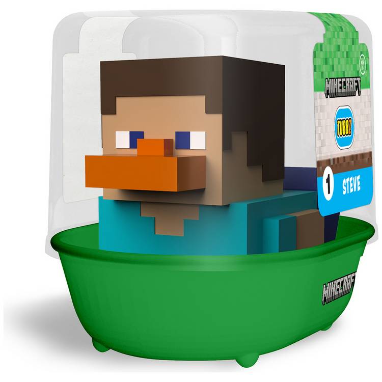 Tubbz Minecraft Steve Rubber Duck First Edition 0