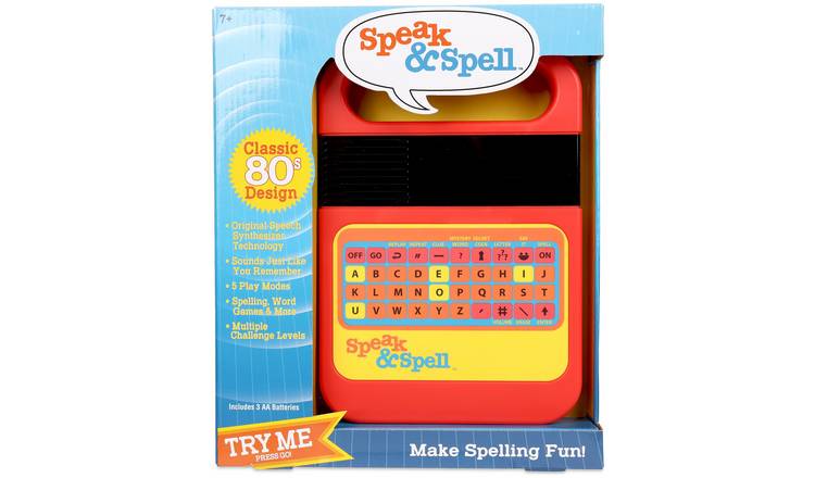 Basic Fun Speak and Spell Classic Retro Interactive Toy