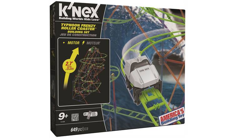 K'nex Typhoon Frenzy Roller Coaster Building Set
