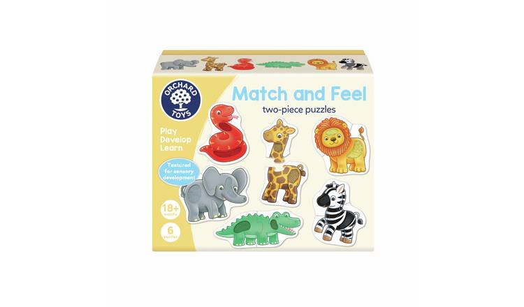 Orchard Toys Match And Feel 6 Jigsaw Puzzle 