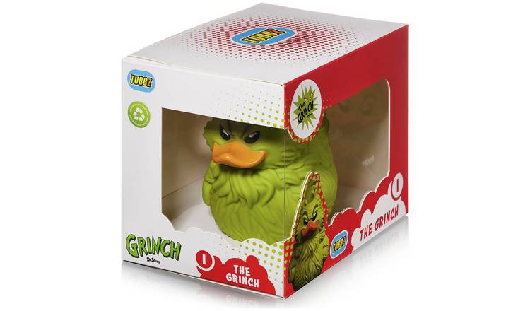 TUBBZ Dr. Seuss The Grinch Rubber Duck Boxed Edition