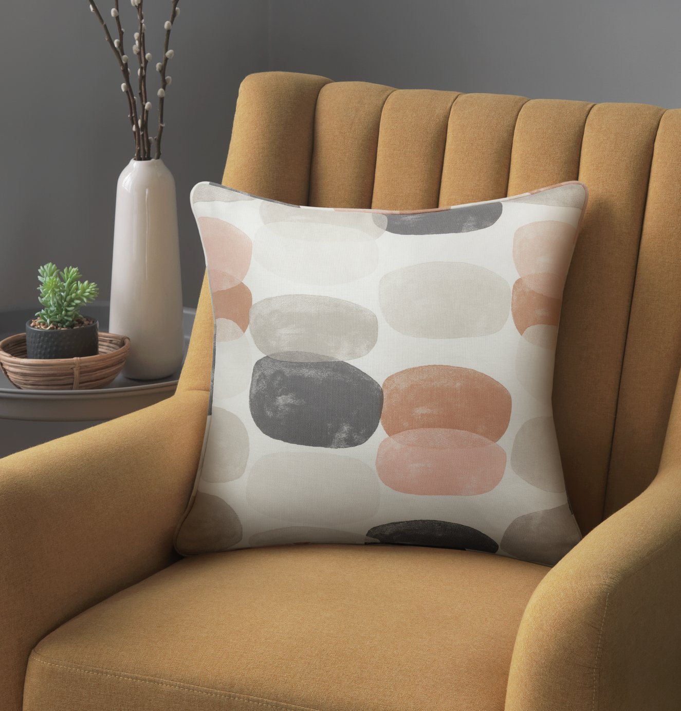 Argos Home Abstraction Pebble Print Cushion Review