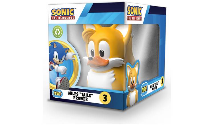 TUBBZ Sonic The Hedgehog Tails Rubber Duck Boxed Edition