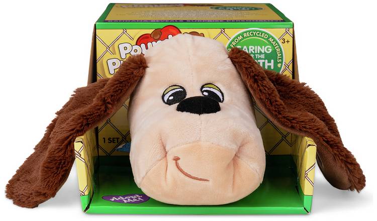 Basic Fun Pound Puppies Classic Tan Sleepy Plush Toy