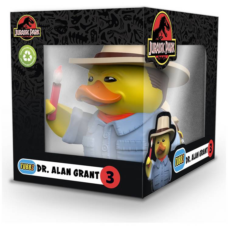 Tubbz Jurassic World Dr Alan Grant Rubber Duck Boxed Edition 0