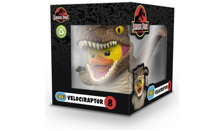 Tubbz Jurassic Park Velociraptor Rubber Duck Boxed Edition