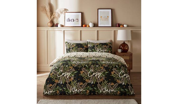Silentnight Supersoft Cosy & Warm Black Bedding Set - Single