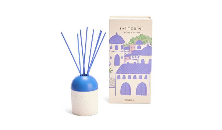 Habitat 150ml Santorini Diffuser - Mykonos Azure