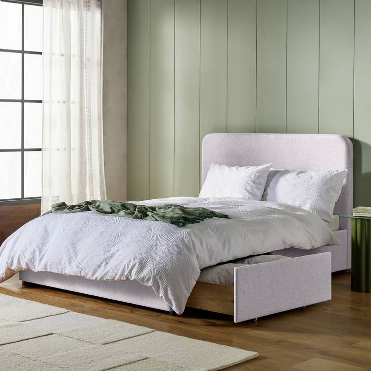 Habitat Chadwell Wooden Small Double Storage Bed - Natural 0