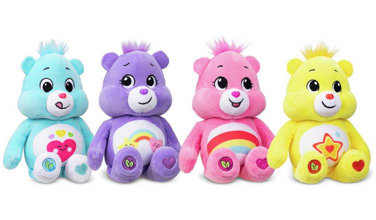 Basic Fun Care Bears 20cm Treasure Box Plush Toy - Pack of 4