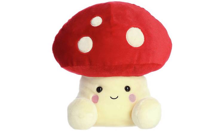 Aurora Palm Pals 13-inch Amanita Mushroom Plush Toy