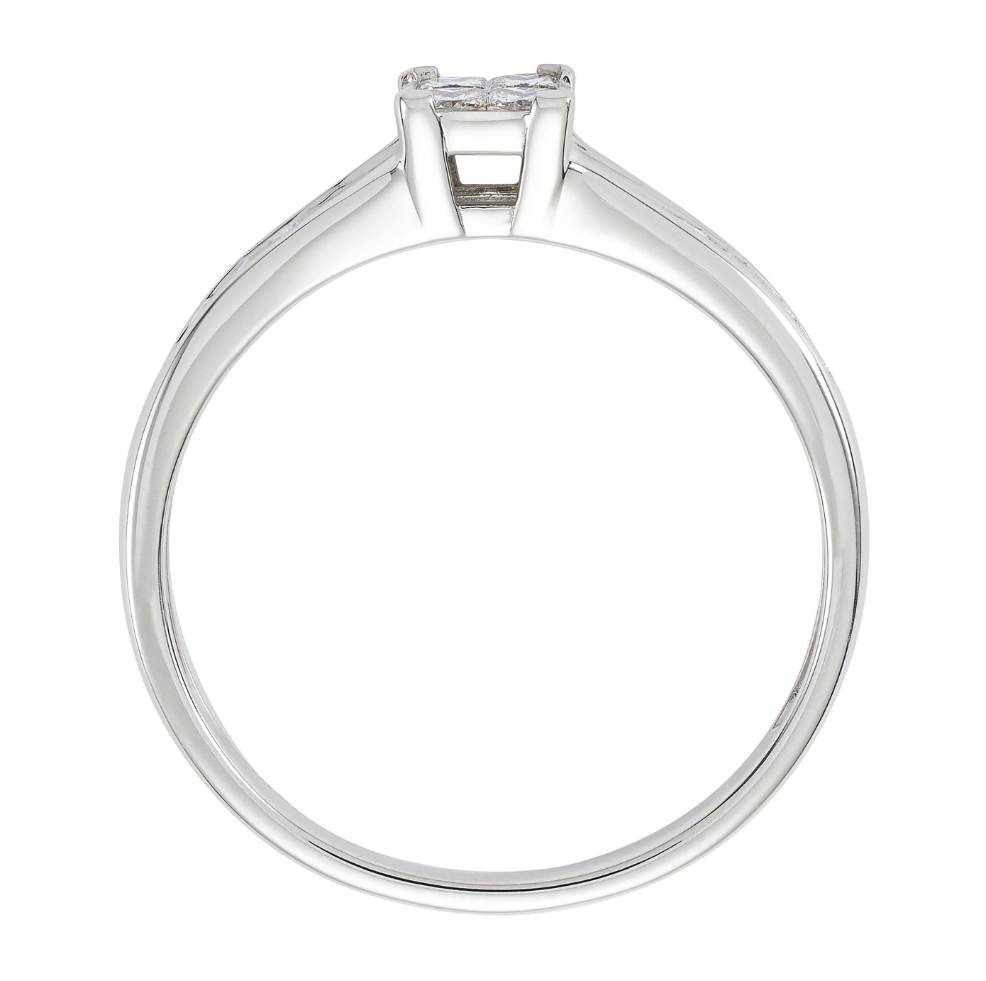 Revere 9ct White Gold Diamond Shoulder Ring Review