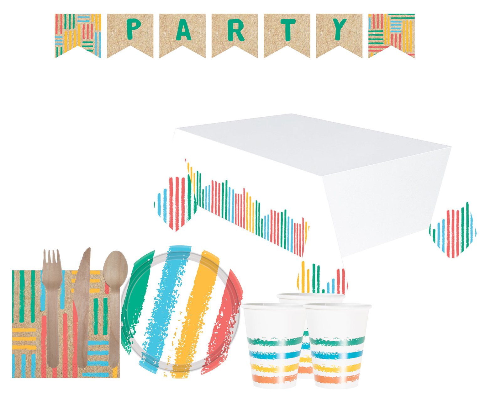 Amscan Kraft Party Bundle