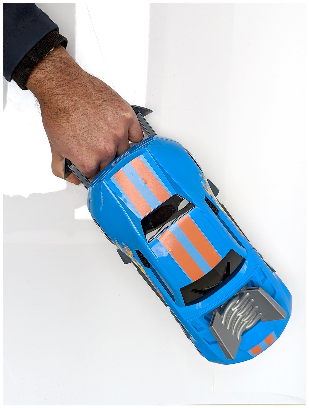 Hot Wheels Rack N' Track Estuche De Almacenamiento Para 44 Coches – Incluye Pistas, Rampas Y Asa De Transporte, Compatible Con Otros Sets