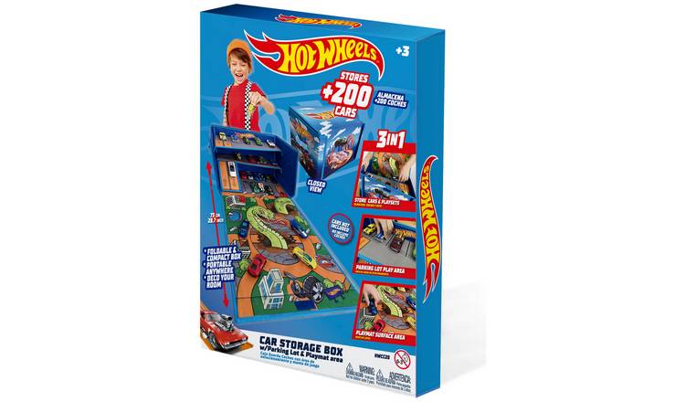 Hot Wheels Flex Cube Playmat Garage Storage