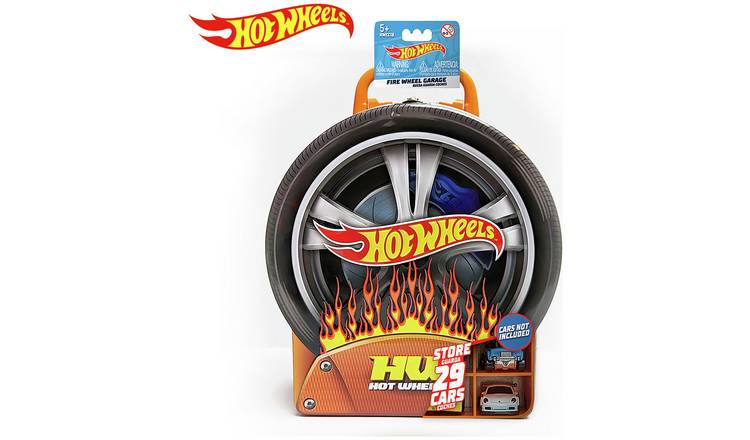 Hot Wheels Fire Wheel garage Metallic Car Case