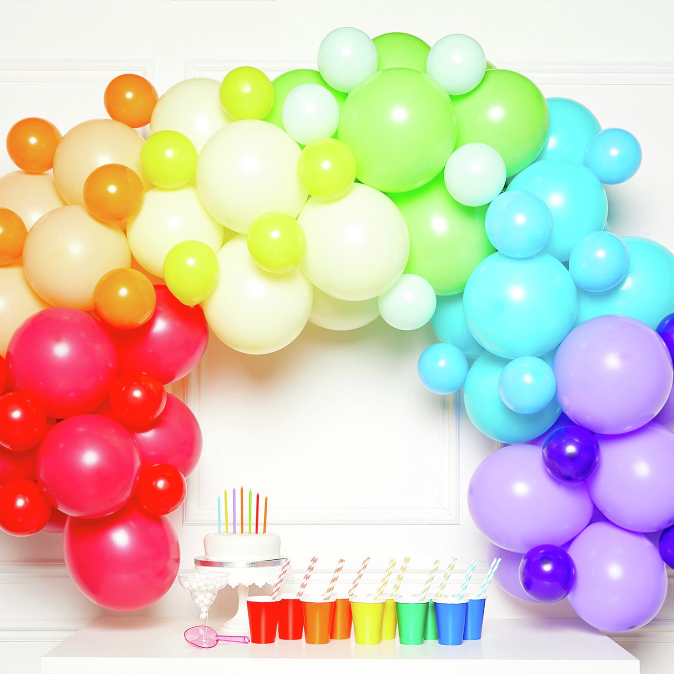 Rainbow Balloon Arch Review