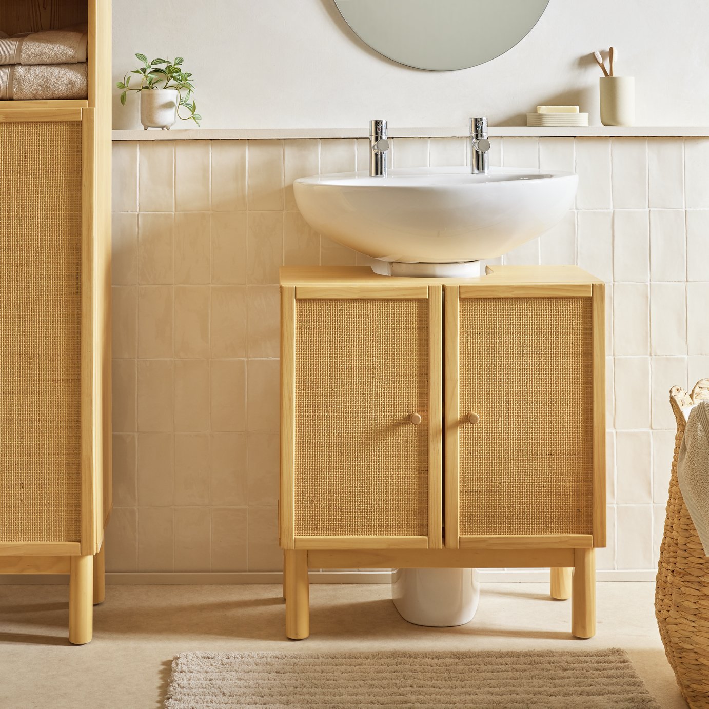 Simone Undersink Unit Oak
