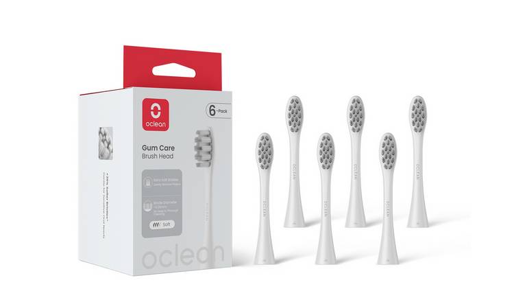 Oclean Gum Care Brush Head White - 6 Pack 