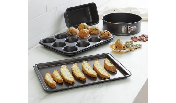 Buy Argos Home 3 Piece Baking Tray Set, Bakeware