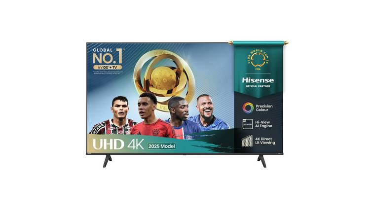 Hisense 58Inch 58E6QTUK Smart 4K UHD HDR LCD Freely TV