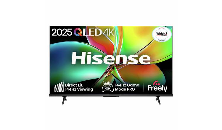 Hisense 43Inch 43E78QTUK PRO Smart AI 4K UHD QLED Freely TV