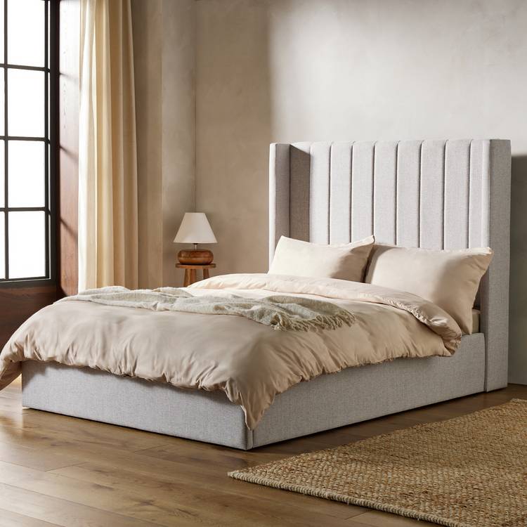 Habitat Kempley Small Double End Lift Ottoman Bed - Grey 0