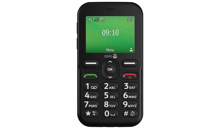 SIM Free Doro Leva E10 Mobile Phone - Black
