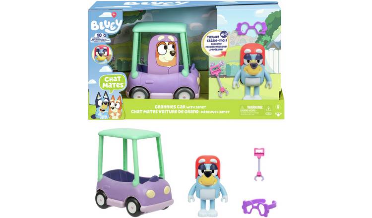BLUEY Chat Mates Grannies Car 