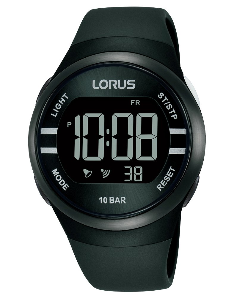 how to reset the time on a lorus digital watch