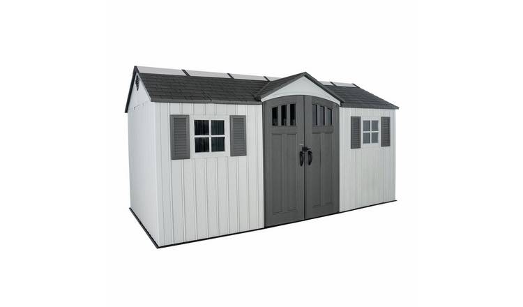 Lifetime 15 x 8ft Outdoor Storage Shed