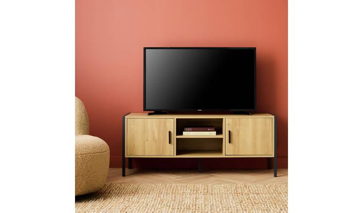 Argos Home Loft Living 2 Door TV Unit - Oak