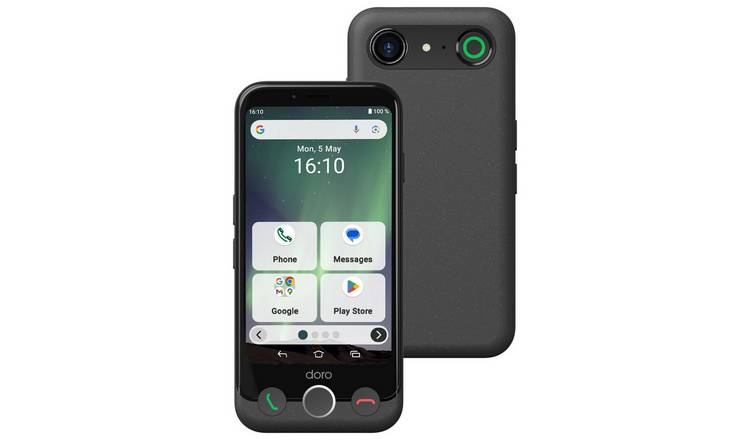 SIM Free Doro Aurora A10 64GB Mobile Phone - Graphite