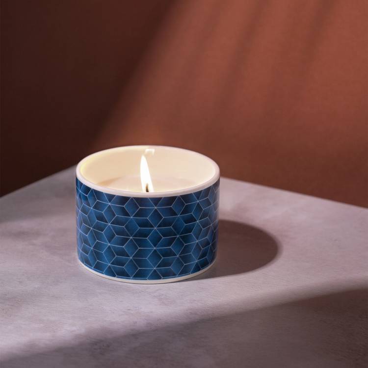 Fired Earth Medium Candle - Assam & White Cedar 0