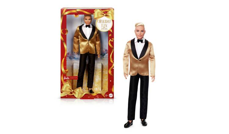 Barbie Signature 2025 Holiday Blonde Ken Fashion Doll - 33cm
