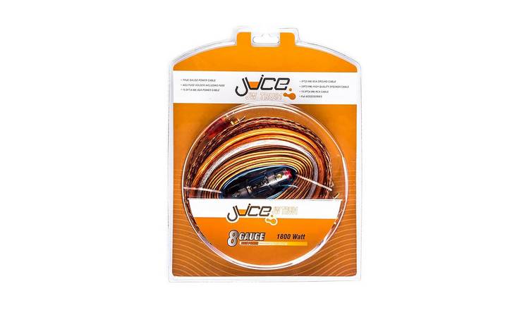 Juice JWTRU81 8-Gauge 1800W Amplifier Wiring Kit