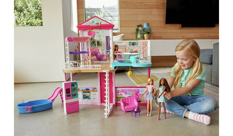 Barbie style deals dolls house