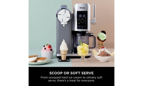 Ninja CREAMi Scoop & Swirl Soft Serve & Ice Cream Maker