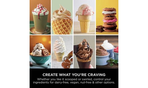 Ninja CREAMi Scoop & Swirl Soft Serve & Ice Cream Maker