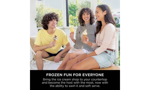 Ninja CREAMi Scoop & Swirl Soft Serve & Ice Cream Maker
