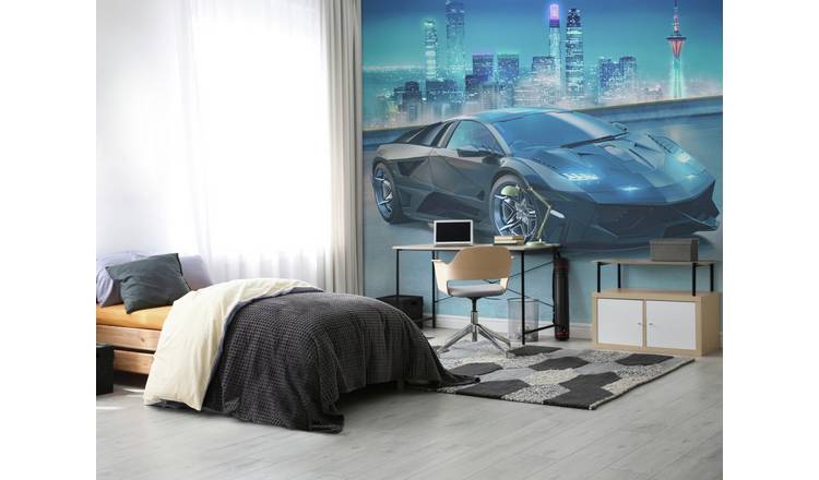 Walltastic Super Sports Car Wall Mural