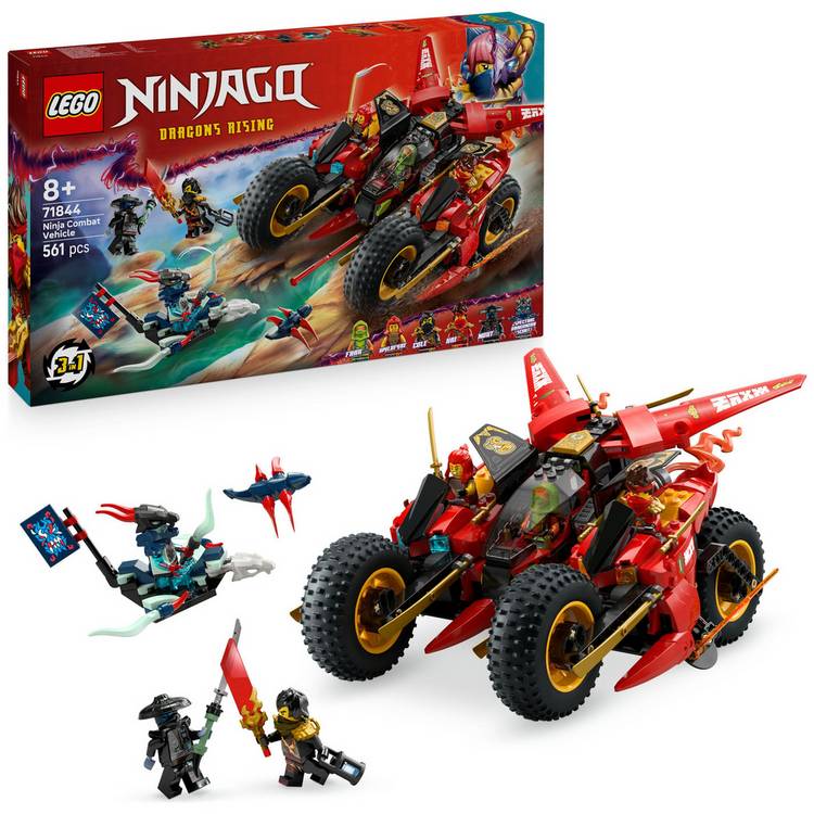 LEGO NINJAGO Ninja Combat Vehicle Building Toy Set 71844 0
